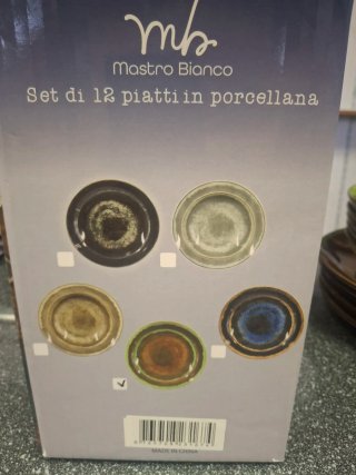 Set piatti cucina porcellana unici  12 pezzi