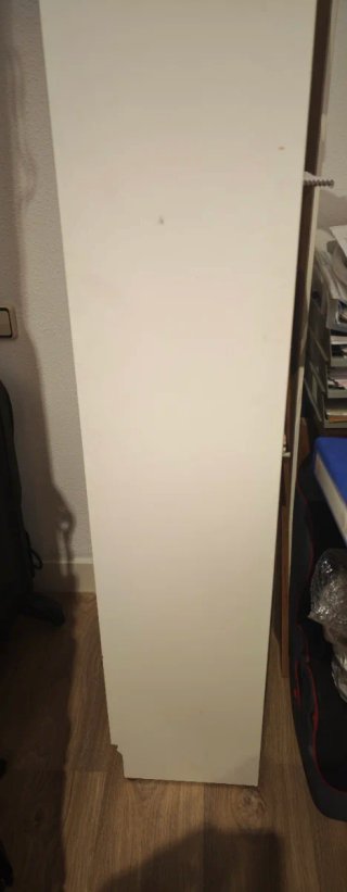 Librería estantería blanca