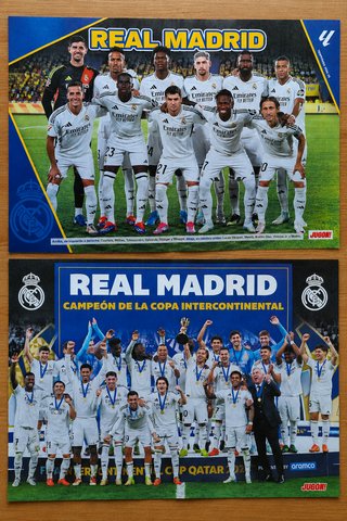 14 Posters del Real Madrid CF. JUGÓN