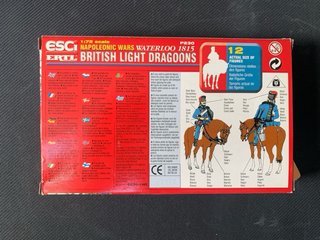 soldatini british light dragons waterloo 1815 esci