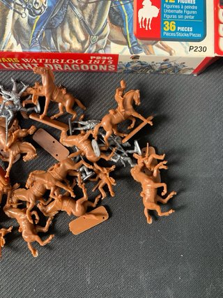 soldatini british light dragons waterloo 1815 esci