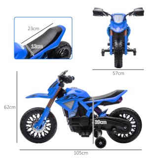 Juguete niños moto eléctrica ruedas apoyo sonidos