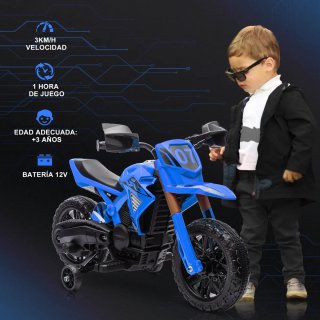 Juguete niños moto eléctrica ruedas apoyo sonidos