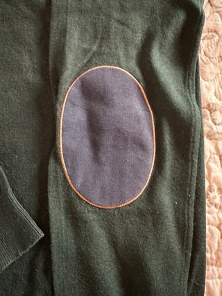 El Ganso jersey cuello pico y coderas