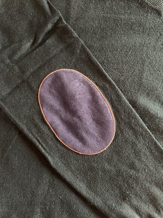 El Ganso jersey cuello pico y coderas
