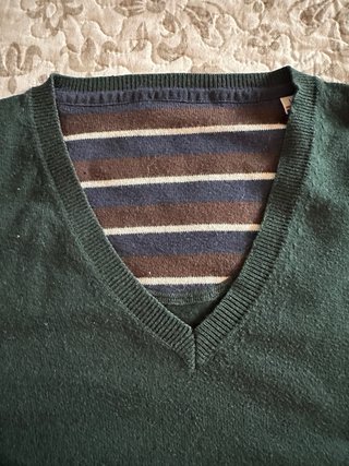 El Ganso jersey cuello pico y coderas