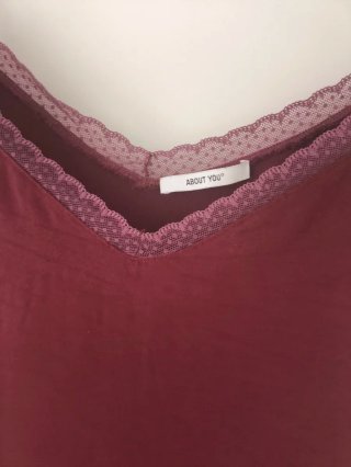 Top lencero ABOUT YOU granate talla L