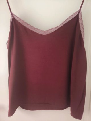 Top lencero ABOUT YOU granate talla L