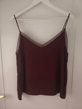 Top lencero ABOUT YOU granate talla L