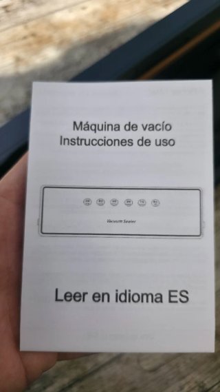 Máquina de vacío con bolsas