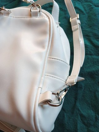 Mini mochila blanca nueva