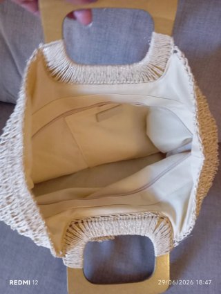 Bolso tote de paja
