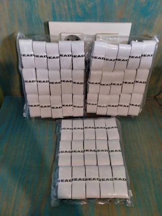 30overgrips Empuñaduras Tenis/padel HEAD blancas