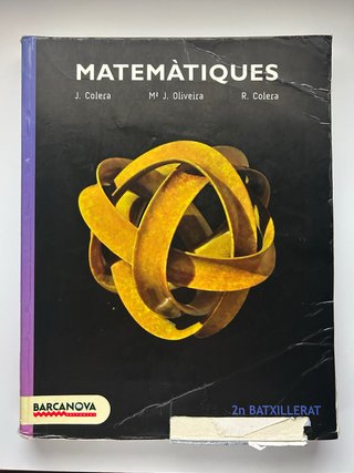 Libro Matemáticas 2 bachillerato