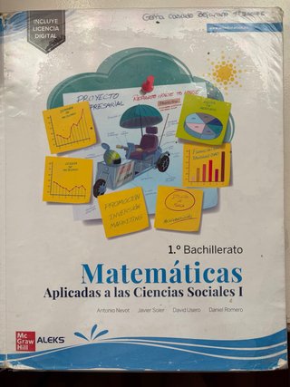 Libro matemáticas 1º bachillerato