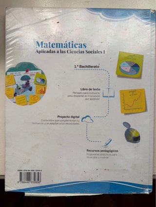 Libro matemáticas 1º bachillerato