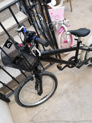 Bicicleta BTC 6 velocidades con cesta llantas de