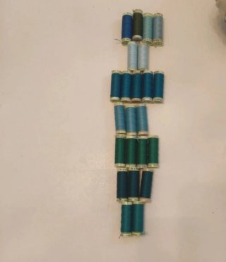 23 Bobinas de torzal Gutermann.