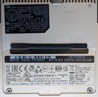Dell XPS 15 9570 (Piezas) + 32Gb Ram