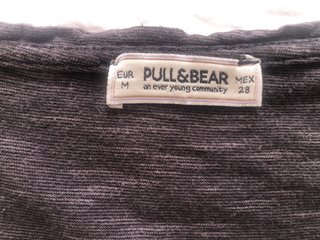 Pull & Bear camiseta rockera oversize