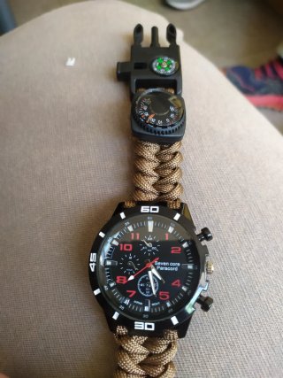 Reloj Supervivencia paracord