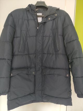 Parka Negra Hombre