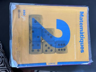 Libro de matemáticasde 2 ESO