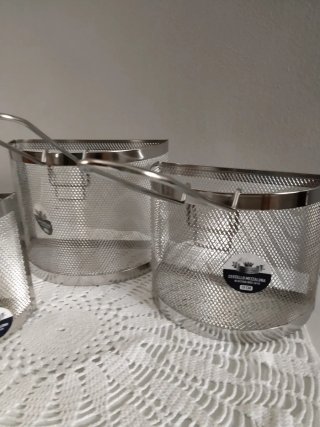 Set Cestelli in Acciaio Inox Per Pentole