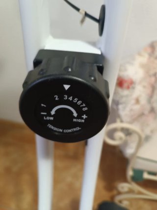 Bicicleta estática plegable