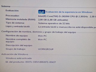 Lenovo Thinkpad X220 Portátil. Intel Core I5.