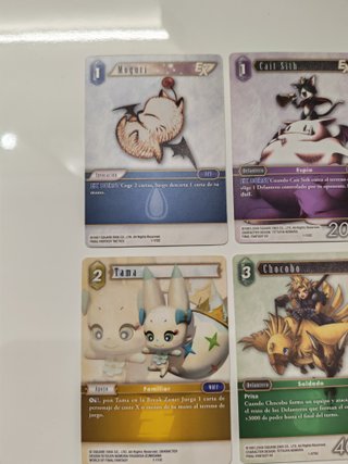 Lote 6 Cartas Final Fantasy Trading Card Game
