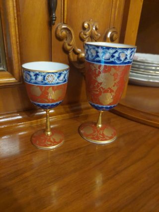 Bicchieri tetatet liquore porcellana cinese