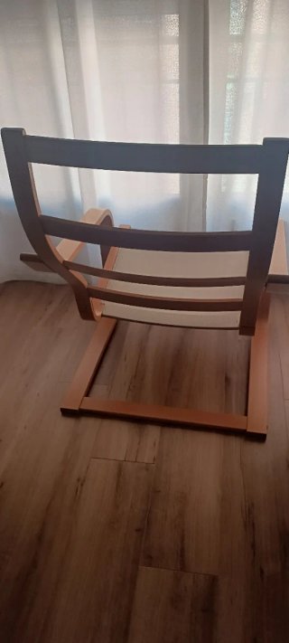 Conjunto sillón y reposapiés Ikea