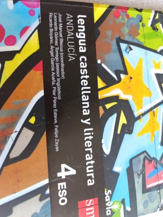 Libro de texto de lengua castellana y literatura 4