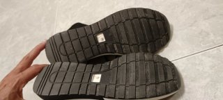 Deportivas tipo botines negros mujer plataforma.