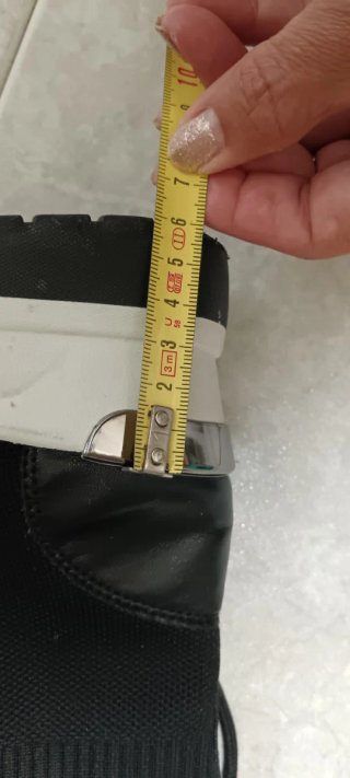 Deportivas tipo botines negros mujer plataforma.