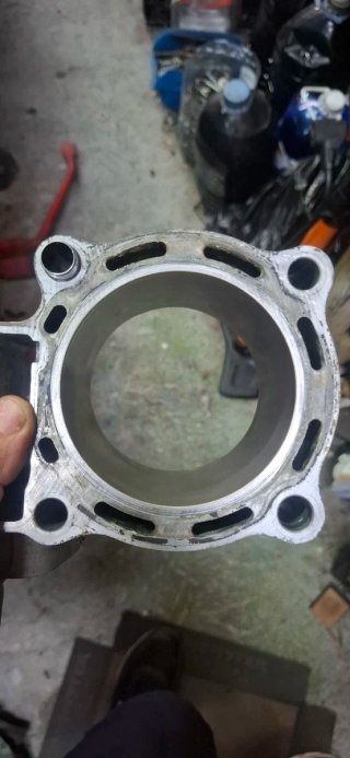 Culata, Cilindro, Pistón Honda CRF 450 08