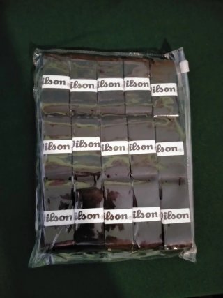15 overgrips Wilson negras lisas Tennis pádel