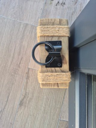 Tope puerta rustico