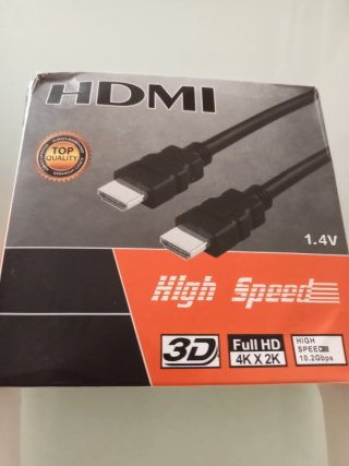 Cable HDMI 1.4V Alta Velocidad 3D 4K
