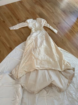 Vestido de Novia Clásico Bordado a Mano