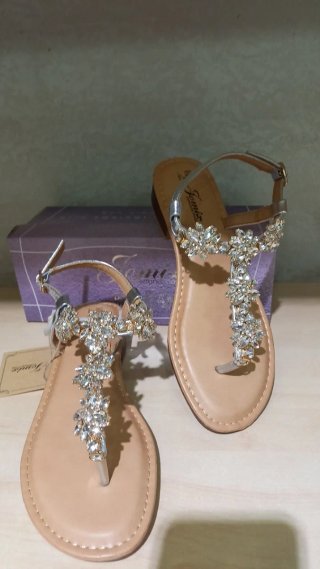 Infradito donna gioiello argento 38