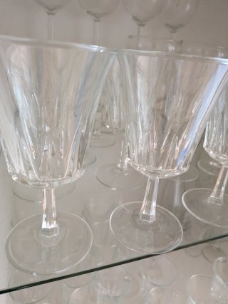 Copas de cristal 5 medidas 48 unid