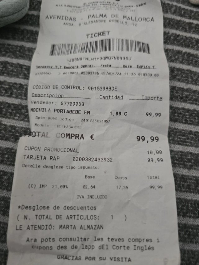Mochila portabebe