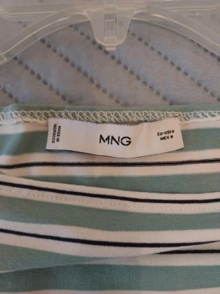 Camiseta de rayas Mango talla M | Ajustada
