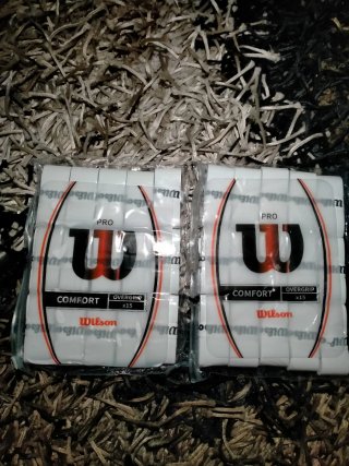 30 overgrips Wilson blancas lisas Tennis pádel