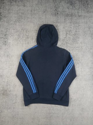 Felpa Adidas Y2K Blu Cappuccio Taglia S