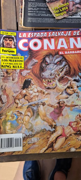 (Lote)Espada salvaje conan serie oro Forum 1 edi