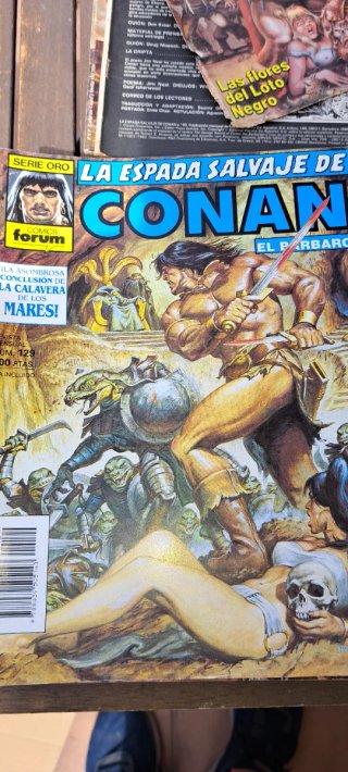 (Lote)Espada salvaje conan serie oro Forum 1 edi