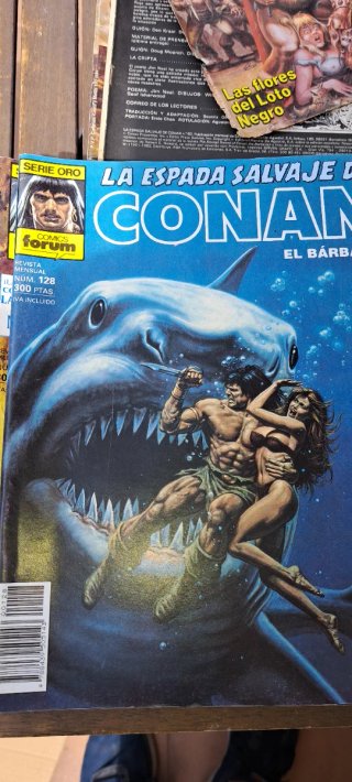 (Lote)Espada salvaje conan serie oro Forum 1 edi